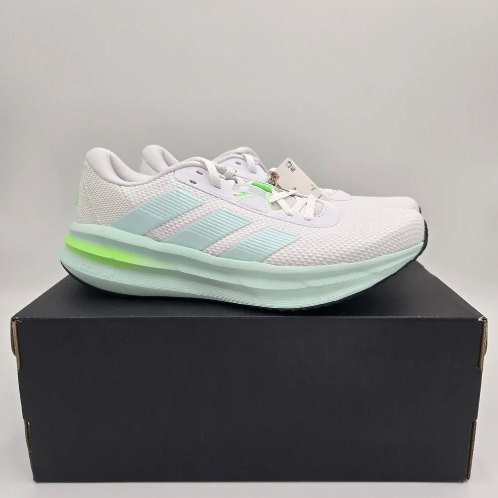 Adidas Galaxy 7 W Womens Running Shoes White Mint Lime JQ2610 Size 9 NEW